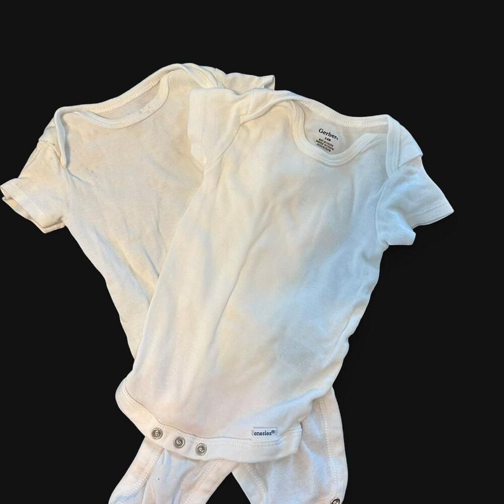 Gerber White Bodysuits